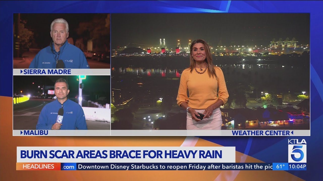 KTLA 5 News team coverage of storm barreling toward SoCal