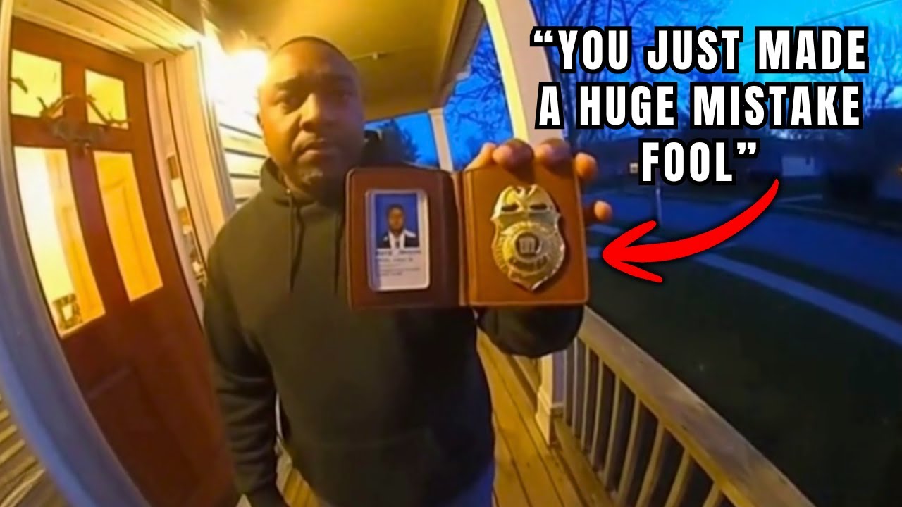 Officer Demands ID From Black Man on His Own Porch - He's FBI, Career Over