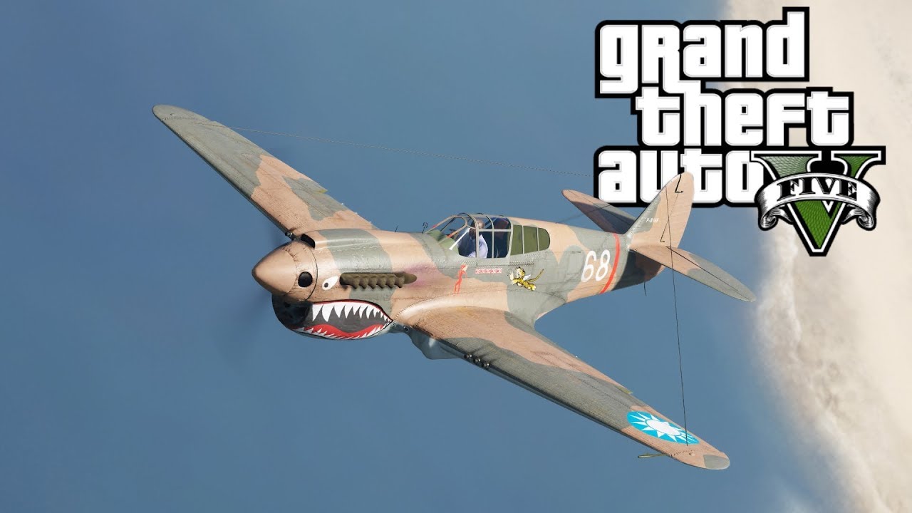 GTA V P-40E Kittyhawk (MOD)