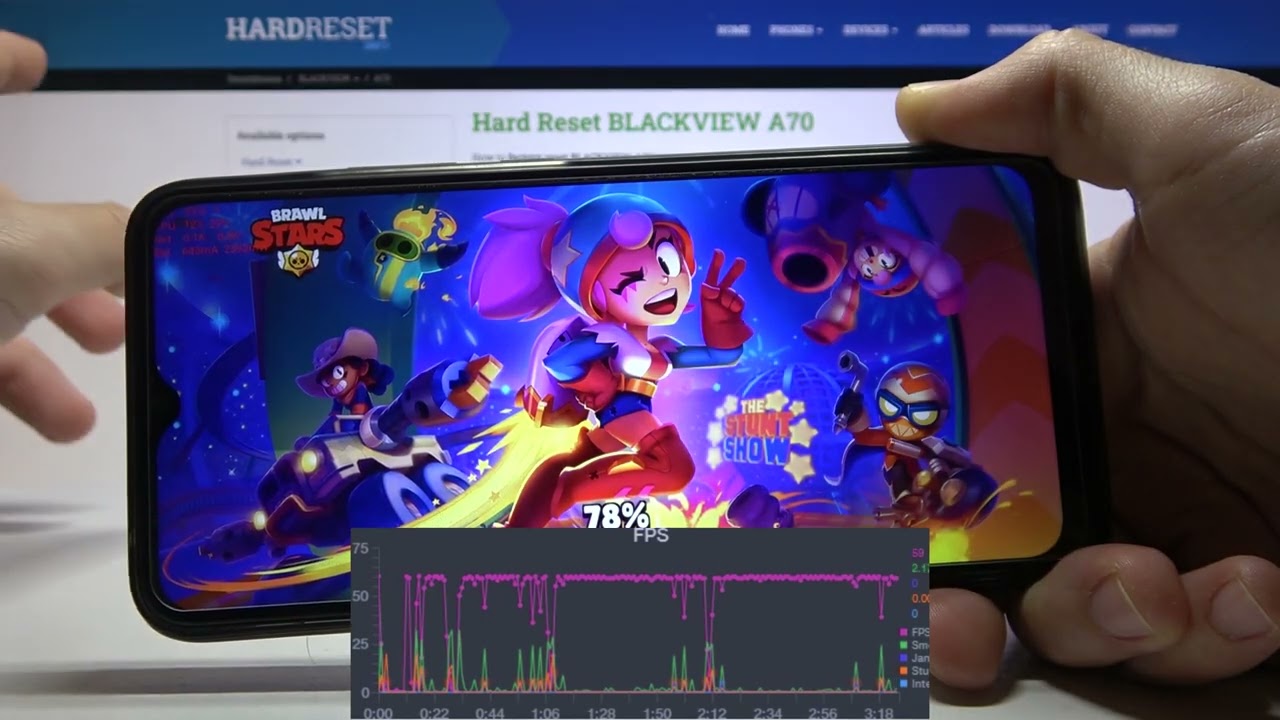 Blackview A70 - Brawl Stars | Gaming TEST + FPS Graph! |💲 $90 Budget Phone vs Games!