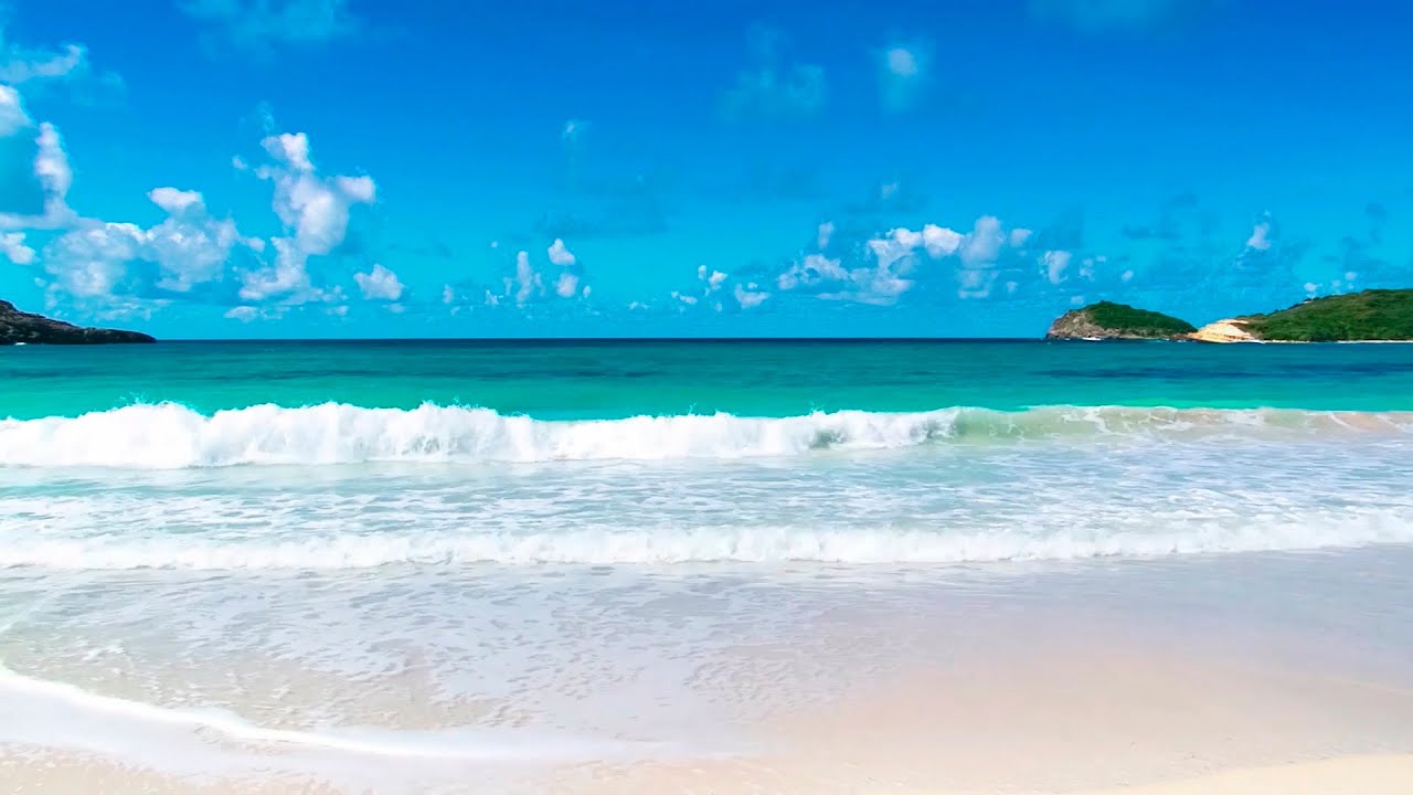 Relaxing Tropical Beach and Guitar Music