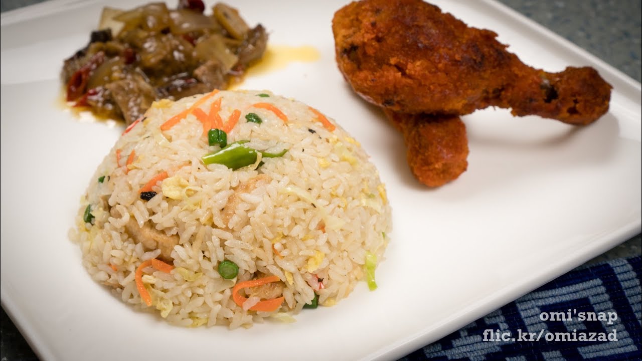 চাইনিজ চিকেন ভেজিটেবল ফ্রাইড রাইস | Bangla Recipe of Chinese Chicken Vegetable Fried Rice