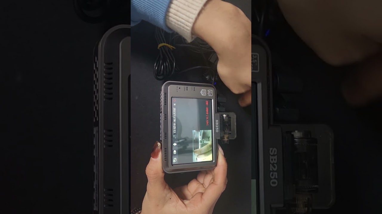 블랙박스 2채널 폰터스  SB250 HD 32GB 작동 확인 및  포맷 초기화 영상