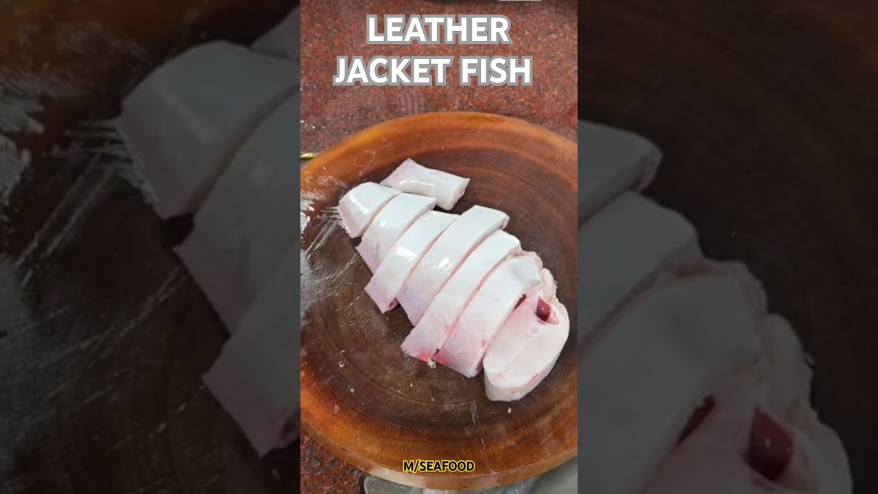 LEATHER JACKET FISH CHINESE DISH 👌 #youtubeshorts #chinesechallenge #seafood #fishing #seafoodprep