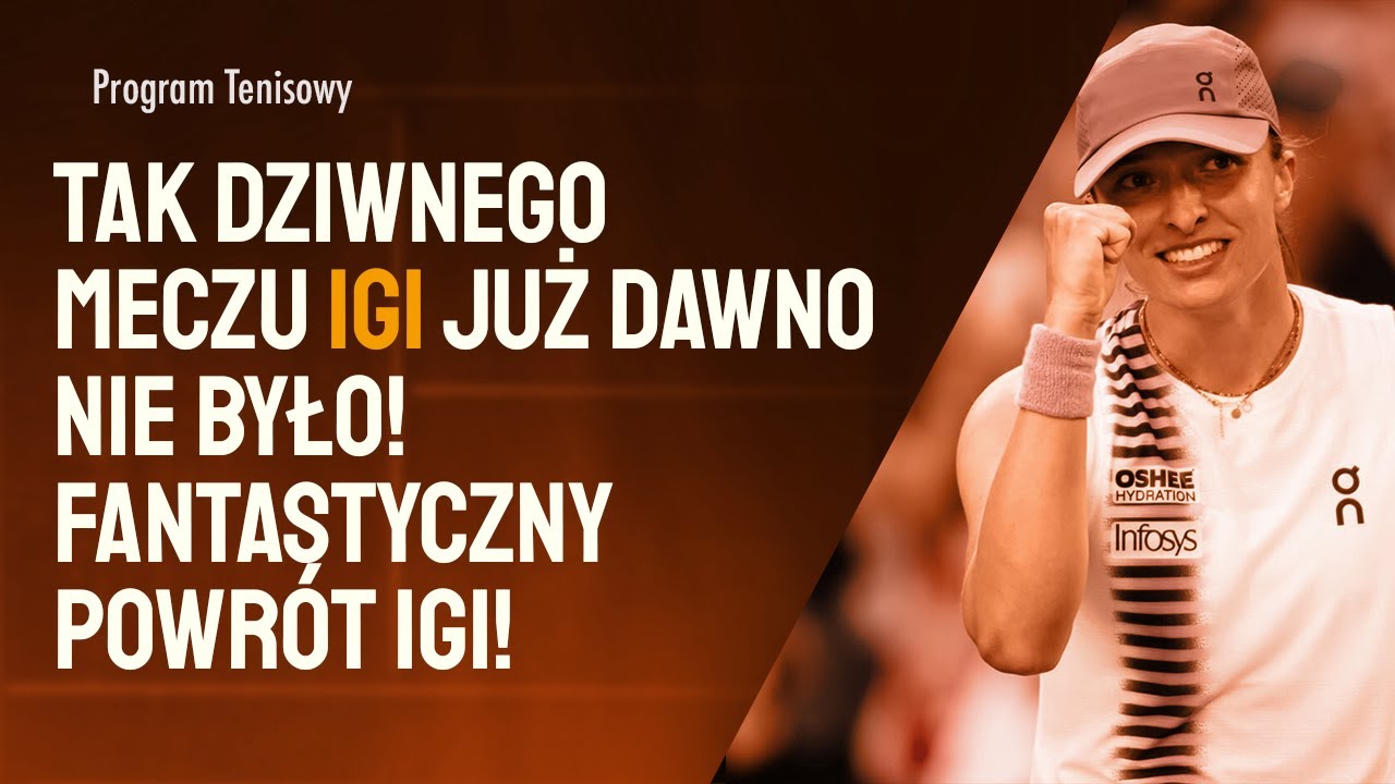 Szalony mecz Świątek z Rosjanką! Same zwroty! Brzydkie zachowanie Osaki