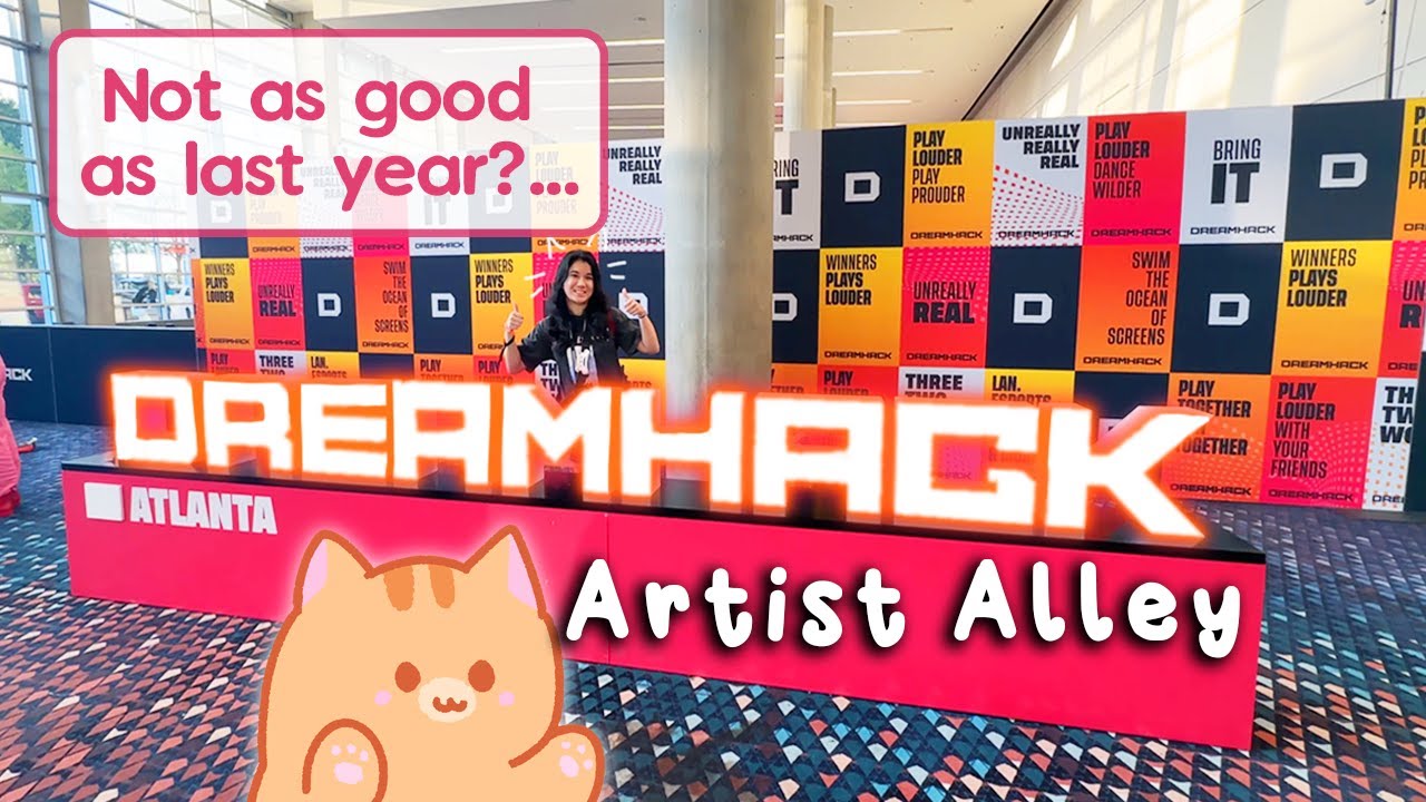 Dreamhack Atlanta 2024 Artist Alley Vlog || Thoughts & Expenses $$$