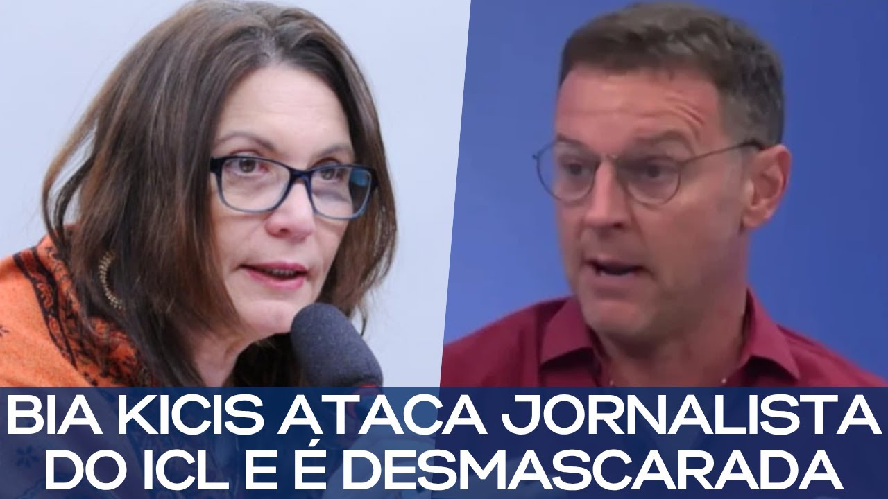 BIA KICIS ATACA JORNALISTA DO ICL E É DESMASCARADA