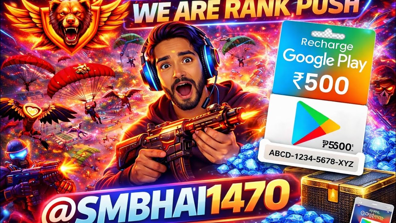 Free Fire: повышение ранга в режиме Battle Royale и розыгрыш промокода Google Play #giveaway @atg...