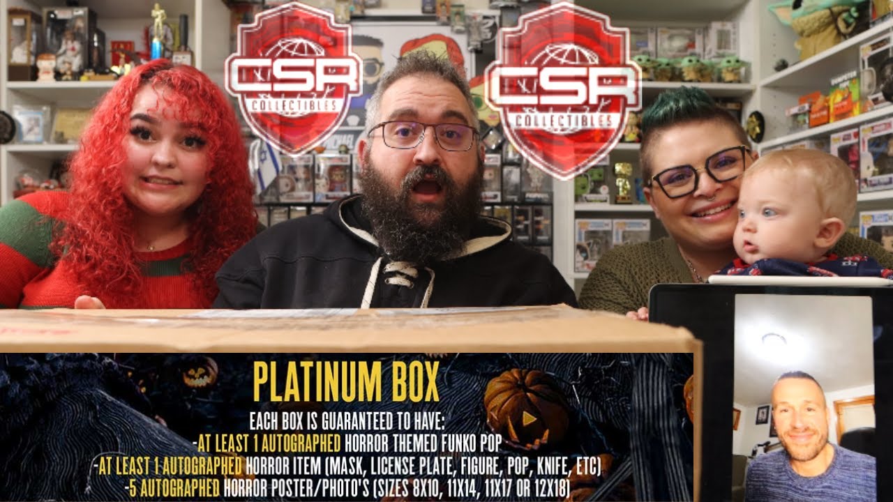 CSR Collectibles Black Friday Platinum Horror Autograph Mystery Box