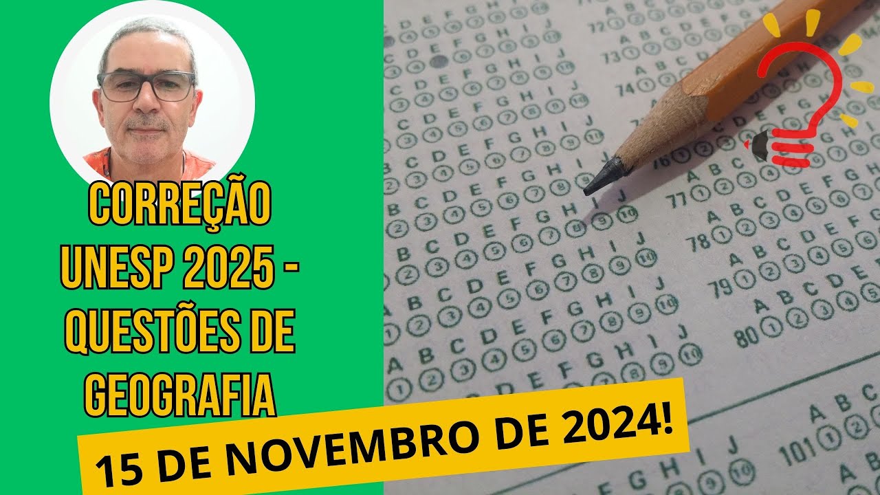 Correção UNESP Geografia 2025
