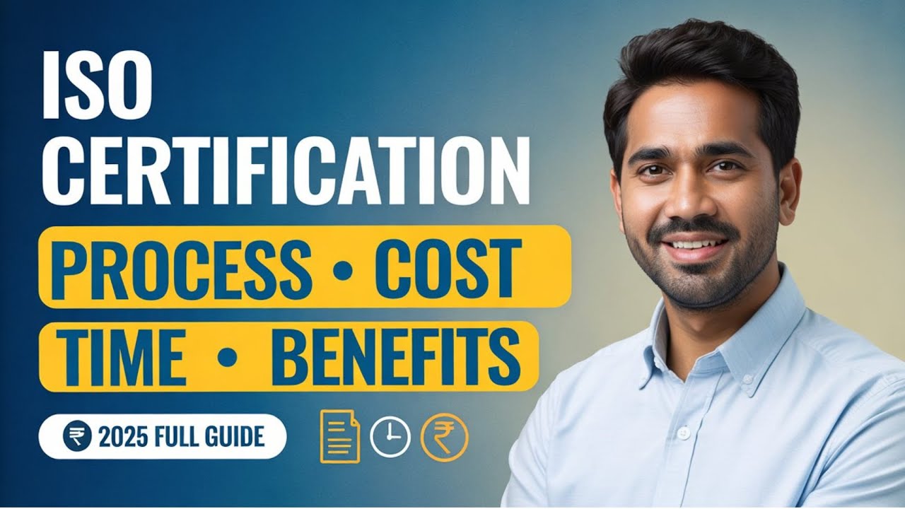 ISO Certificate Registration Online  How to Get ISO Certificate in India Online Process Fees 2025