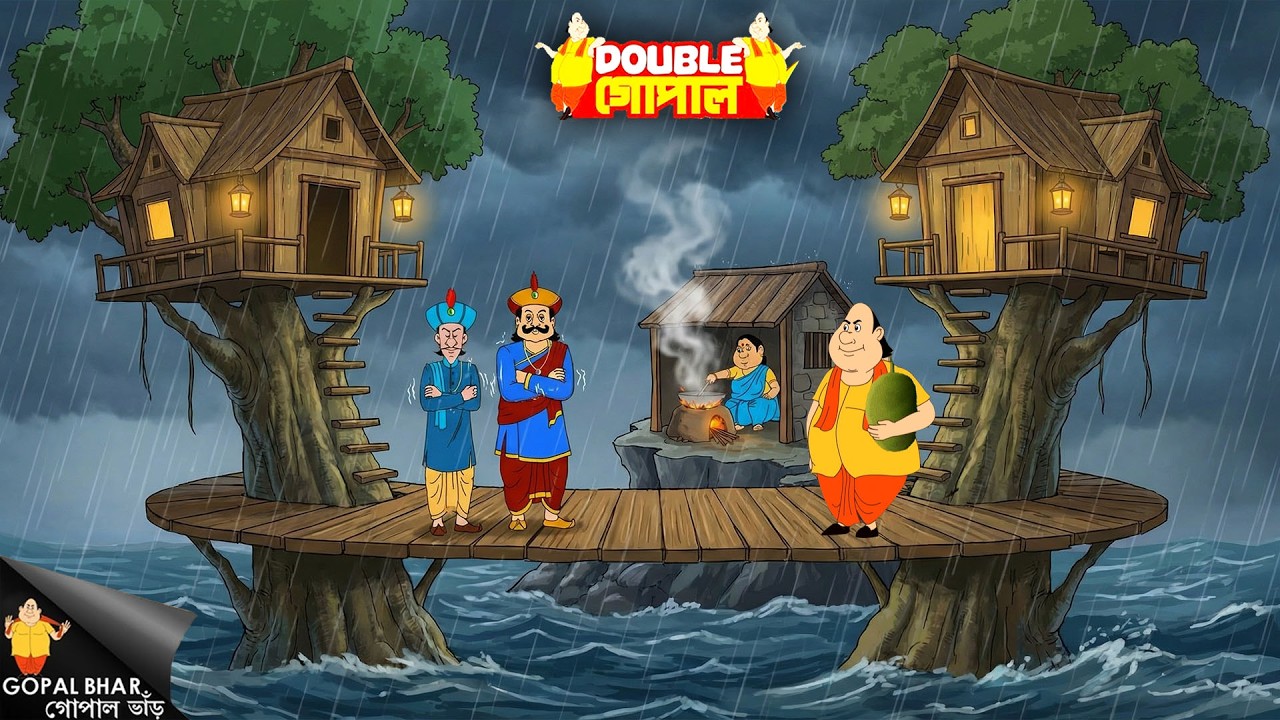 ভয়ংকর বৃষ্টিতে গাছের ওপর ঝুলে থাকা গ্রাম! রাজা আর গোপাল দাদা হতবাক | Gopal Bhar | New Episode 2026