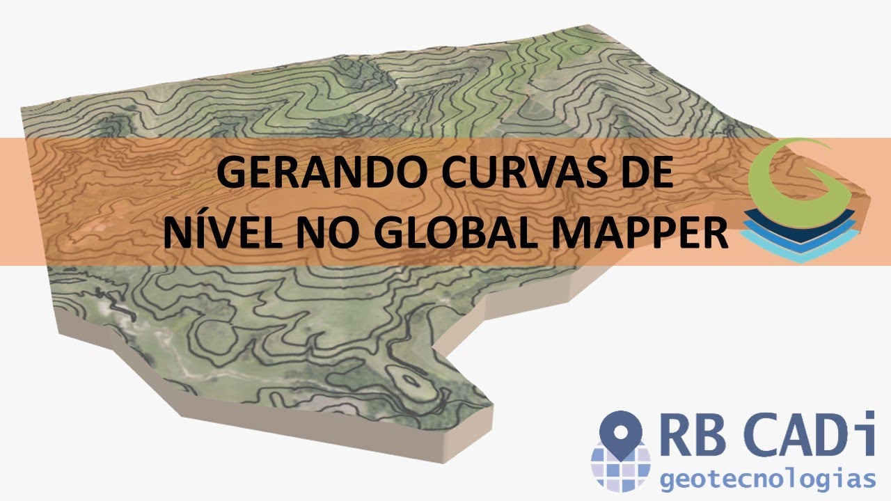 Gerando curvas de nível pelo Global Mapper