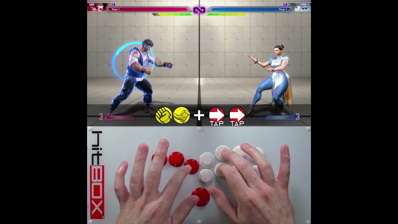 Instant Dash Drive Rush #HitBox #HowToHitBox #StreetFighter6 #SF6 #SF6CBT #スト6 @streetfighter #SOCD