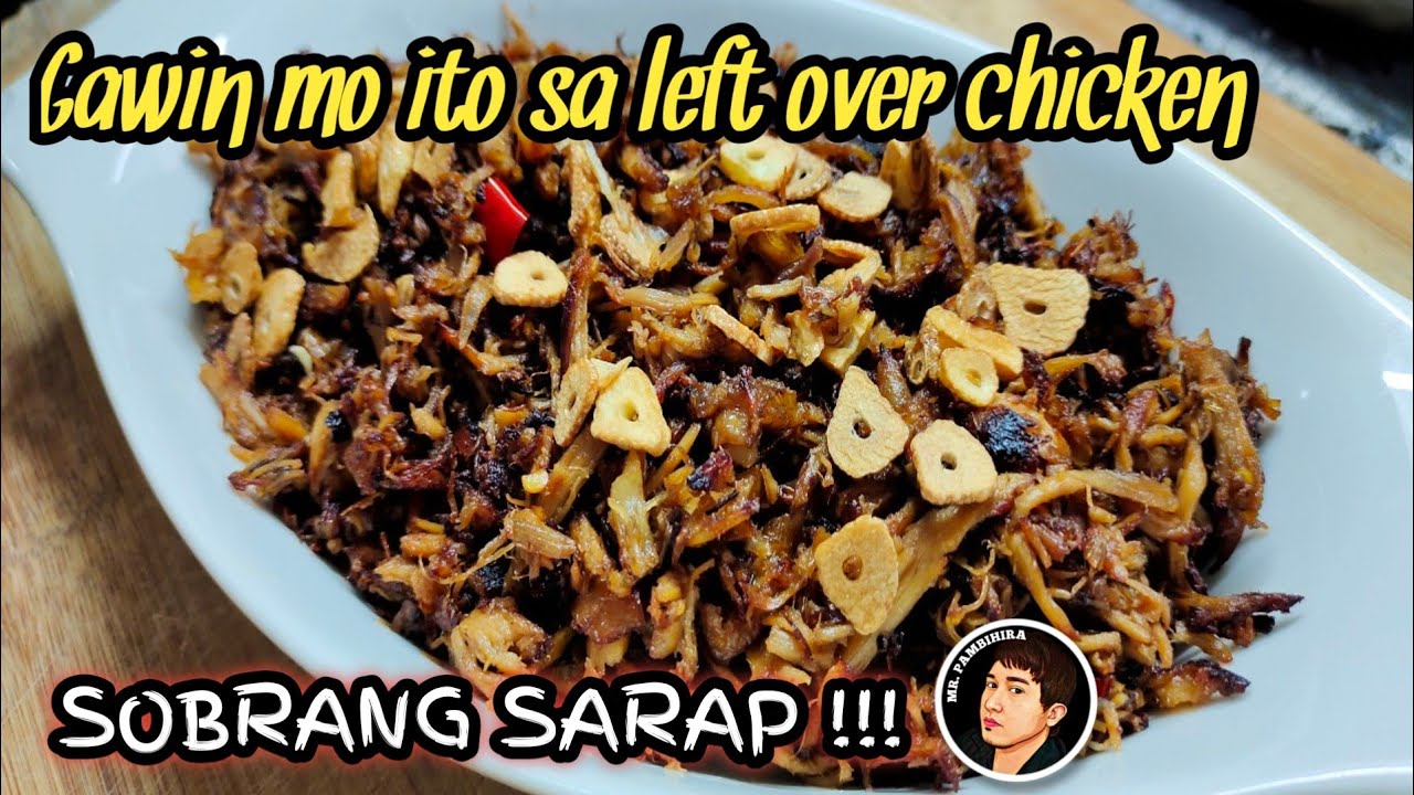 Chicken Adobo Flakes | Left Over Chiken Adobo Flakes