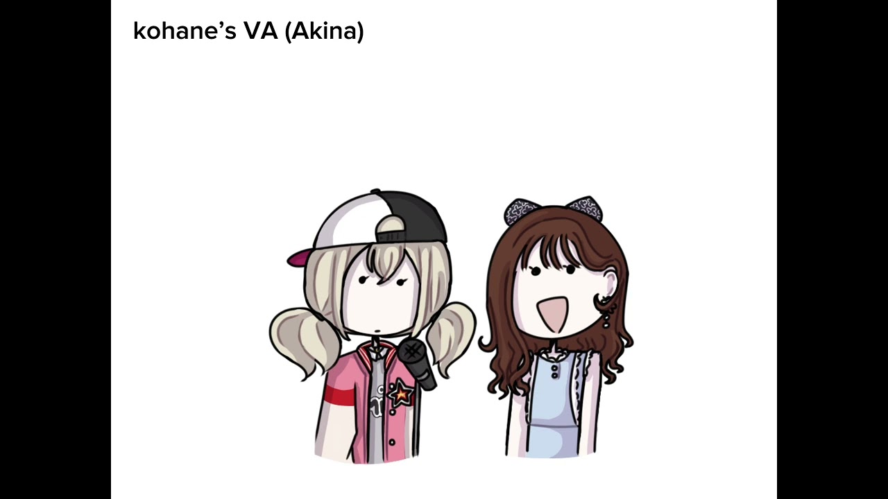 the sheer difference between kohane and her VA while singing