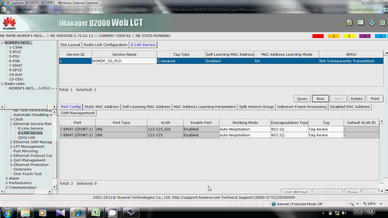 How to configure RTN  VLAN