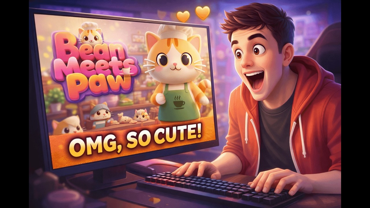 Cozy Cat Cafe Management First Impression Gameplay Commentary For Bean Meets Paw - Episode #1