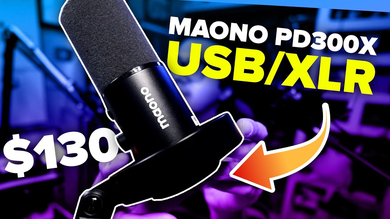 MICROFONO PARA STREAMERS? | MAONO PD300X USB XLR | UrbVic