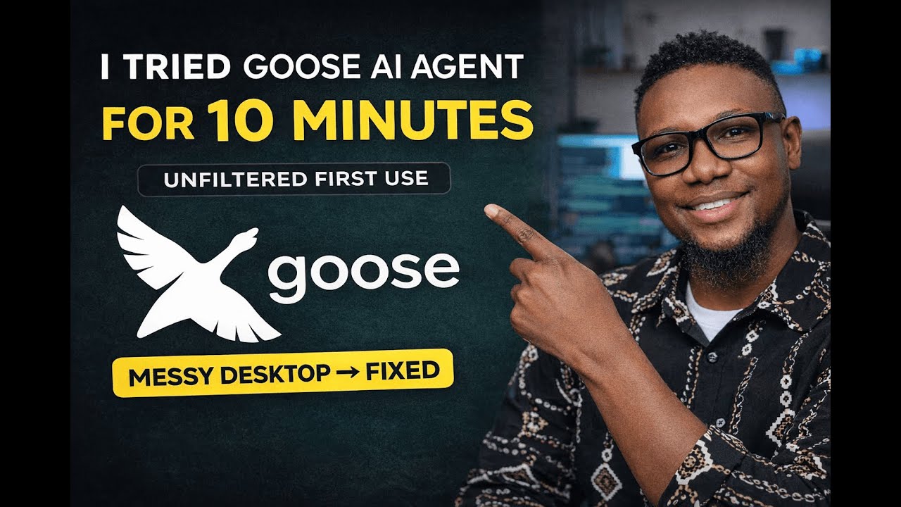 I Tried Goose AI Agent for 10 Minutes to Fix My Messy Desktop (Unfiltered First Use)