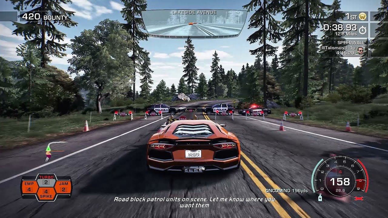 Обновление NFS Hot Pursuit — Lamborghini Aventador MW Sound Edition