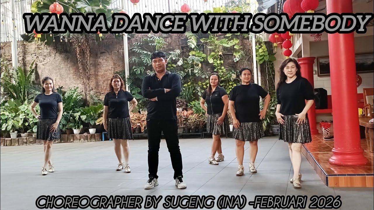 Wanna dance with somebody //Line Dance// Coach Sugeng//Sweet Angel 