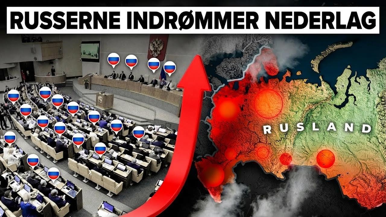 Det utrolige skete i Rusland: Parlamentet indrømmer, at krigen er tabt