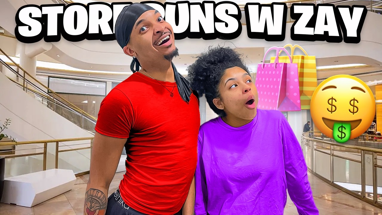 CHAOTIC Store Run With Zay… Why Did We Do This?! 😂