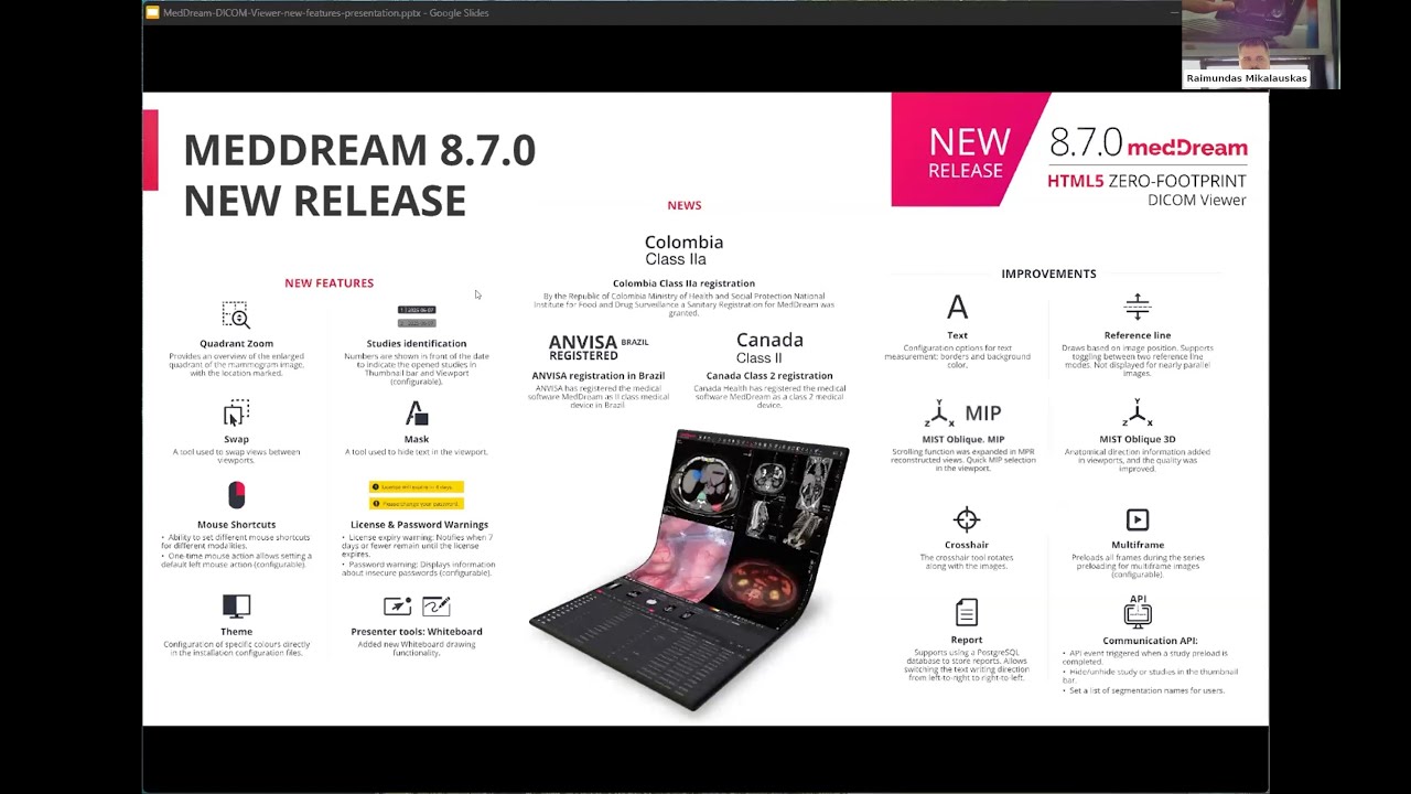 ONLINE WEBINAR: 'What’s new in MedDream v8.7.0?'