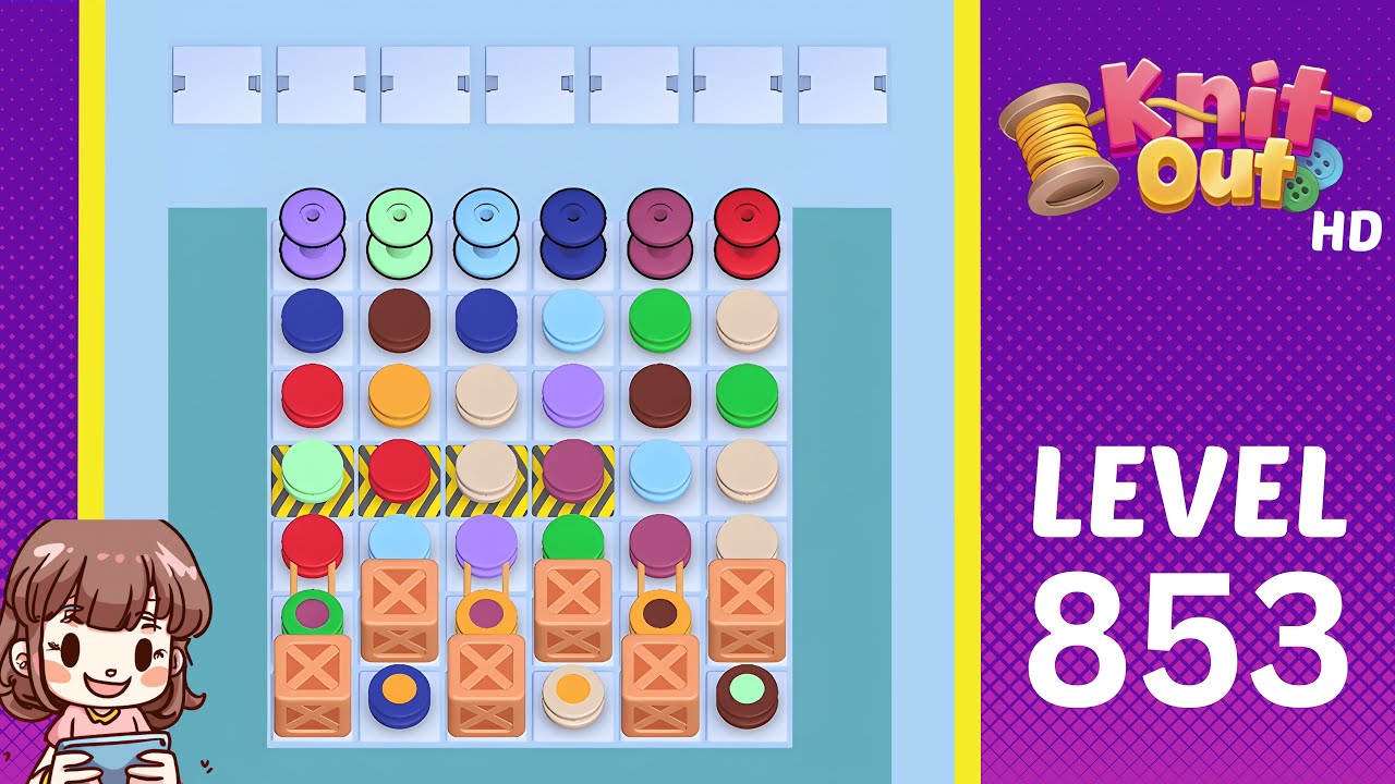 Knit Out Level 853 Solution Walkthrough