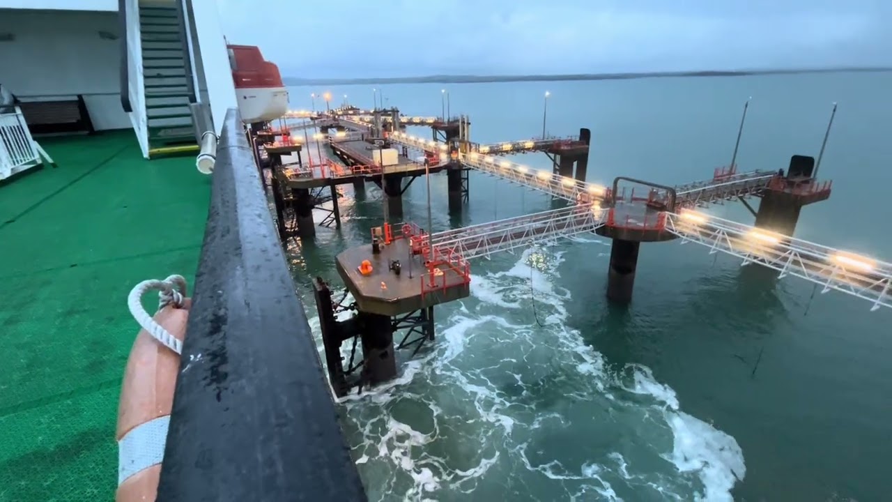 Onboard James Joyce Irish ferries Arriving into Holyhead Wales 31st January 2026