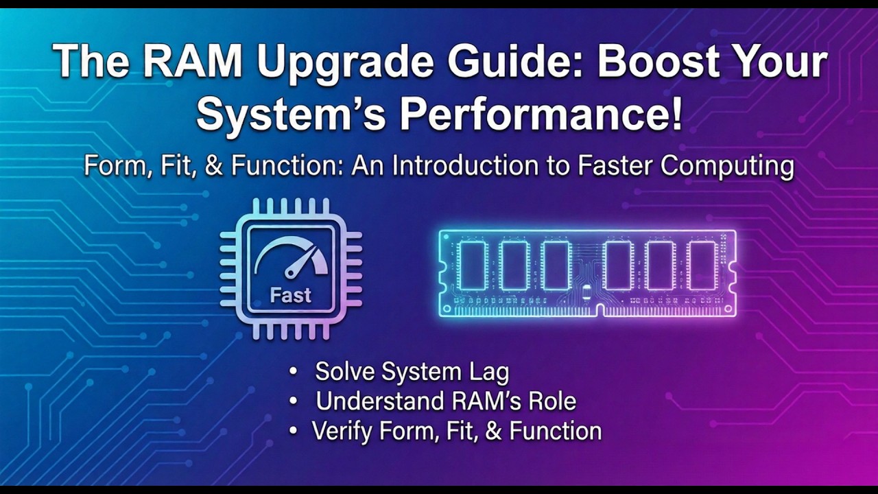 CompTIA A+ study Song: The RAM Upgrade Anthem (Form, Fit, & Function!) 🎵