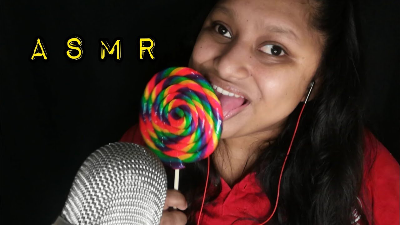 ASMR: LAMIENDO LOLLIPOP PIRULETA 🍭