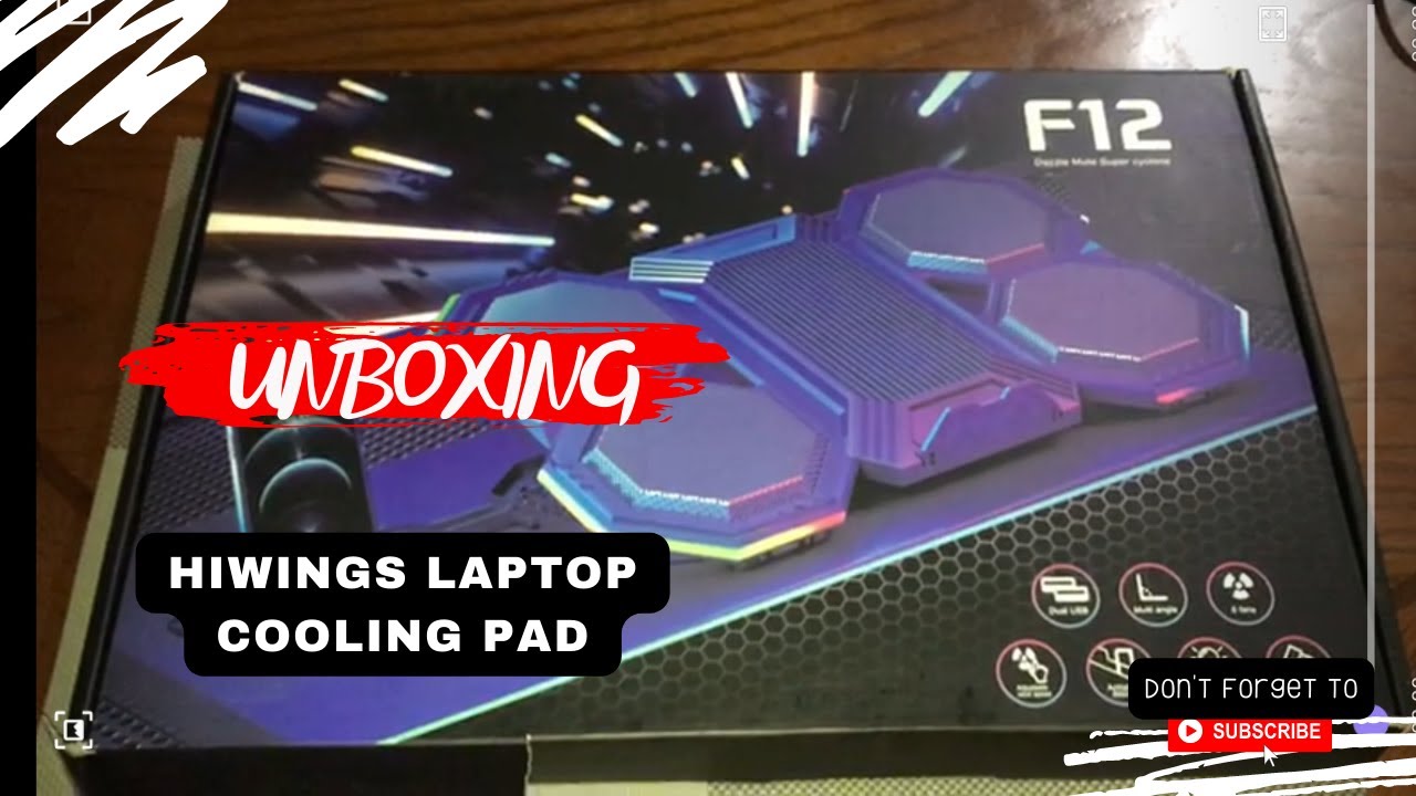 Unboxing the HiwingsLaptop Cooling Pad| Test with Lenovo Legion 5 Pro #TechNeeks