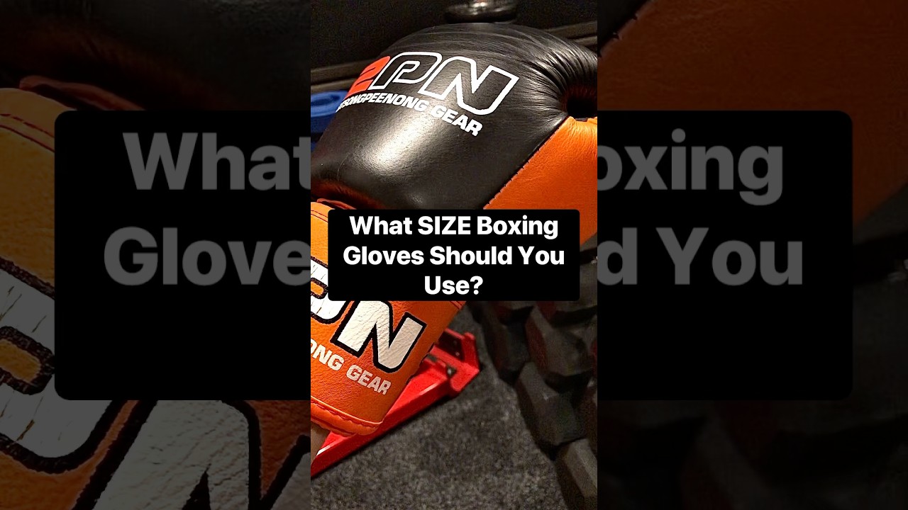 What SIZE Boxing Gloves Should You Use? 🔥🥊🔥 #shorts #boxing #muaythai