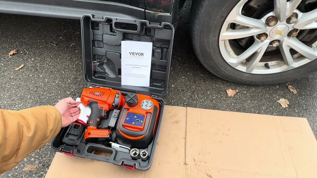 VEVOR Electric Car Jack With Impact Wrench Full Demo And Review