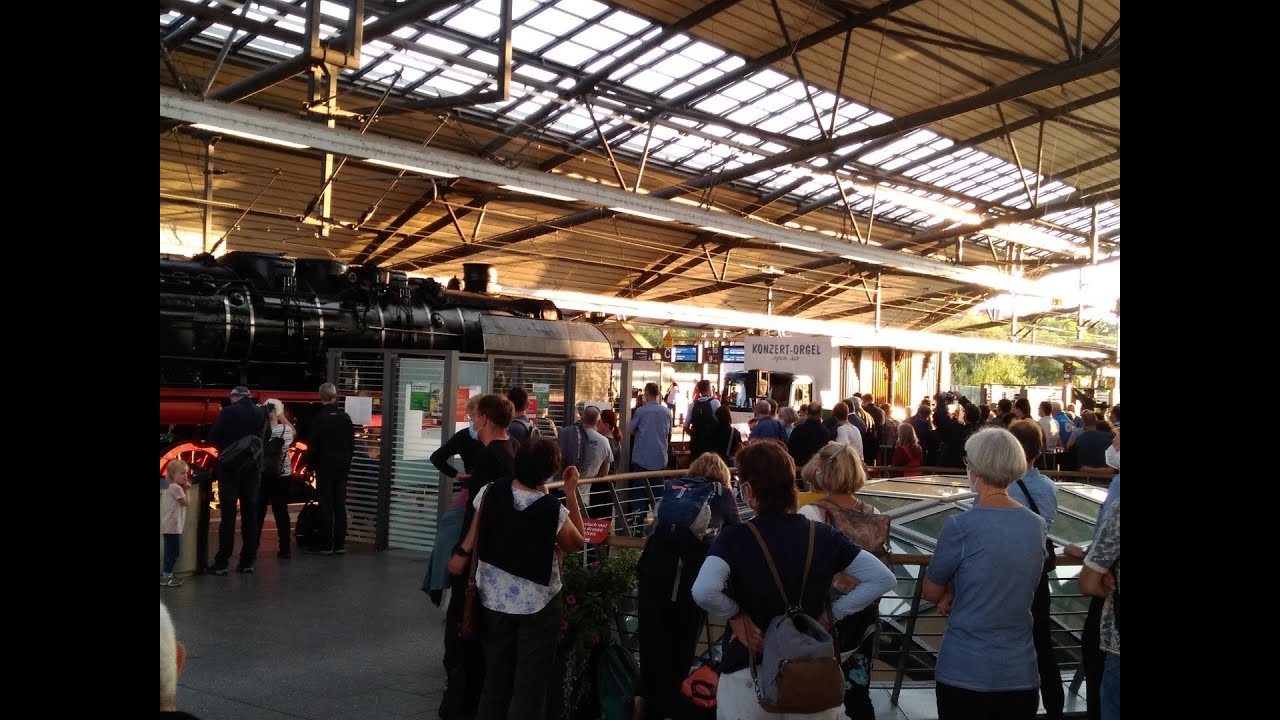 Orgel und Dampflok, Erfurt 12. September 2021