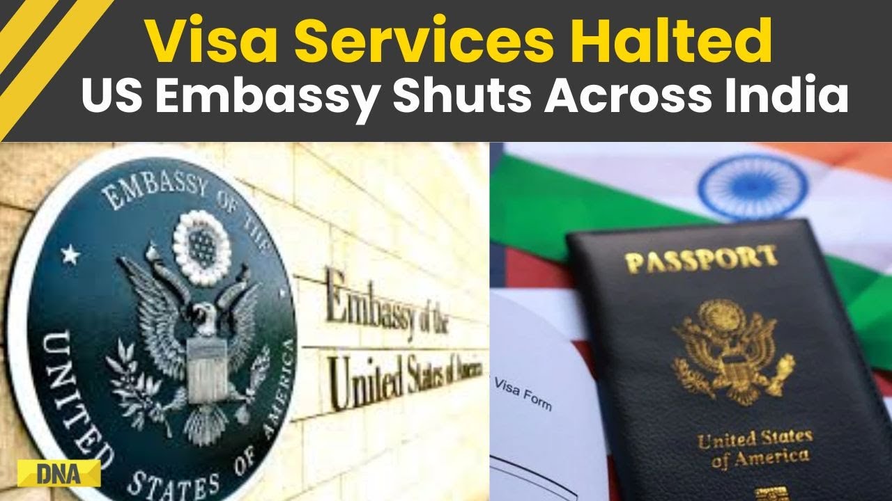 US Visa News: US Embassy Shuts Across India | Visa Services Halted Until December 26 | US News