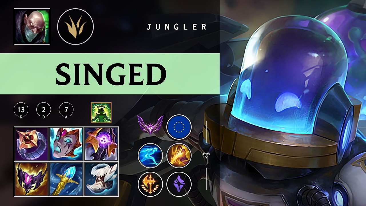 Singed Jungle vs Trundle - EUW Master Patch 26.05