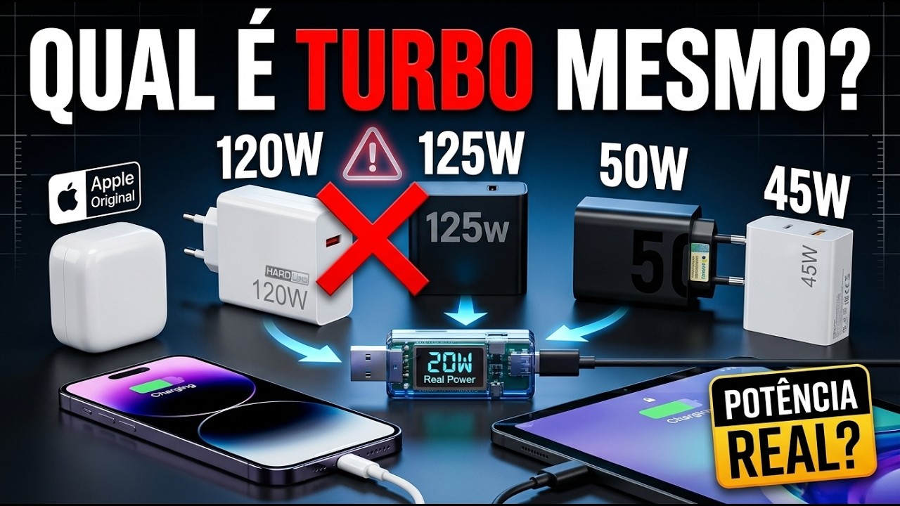 Depois desse teste você nunca mais vai COMPRAR CARREGADOR ERRADO!