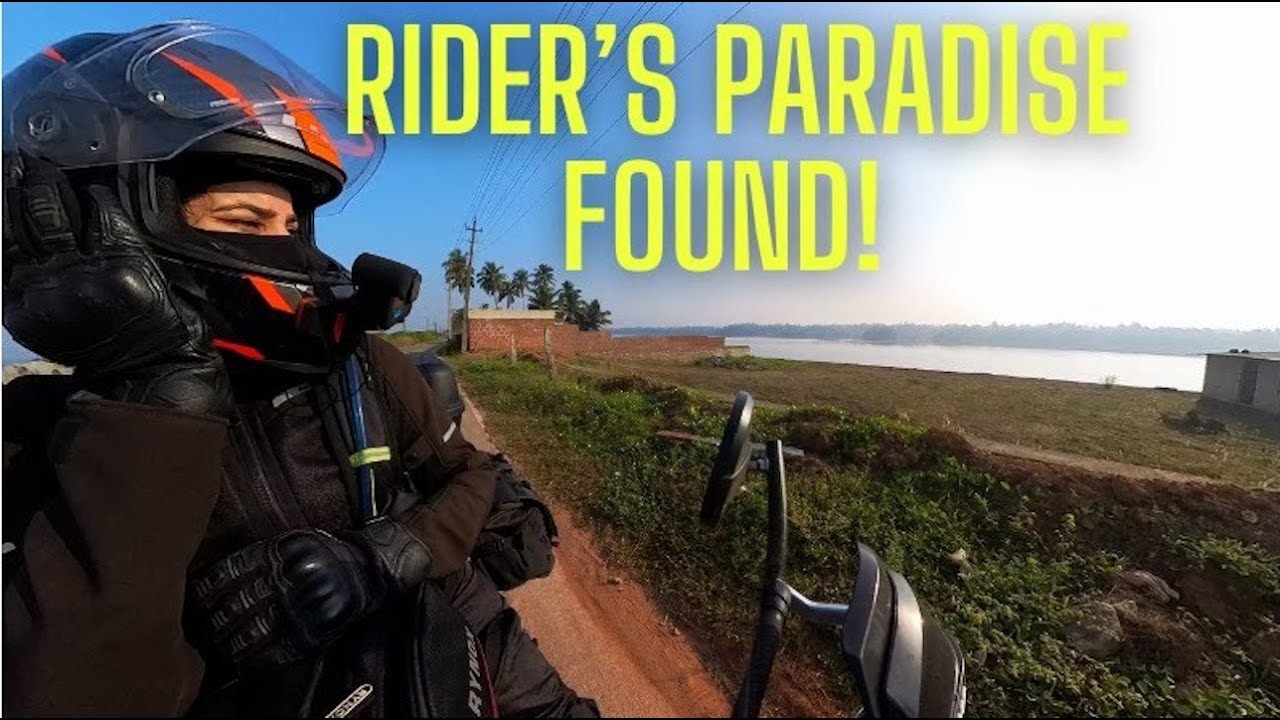 Ep 6 - This is India&rsquo;s coastal BEAUTY! #motovlog #ridergirl #temple