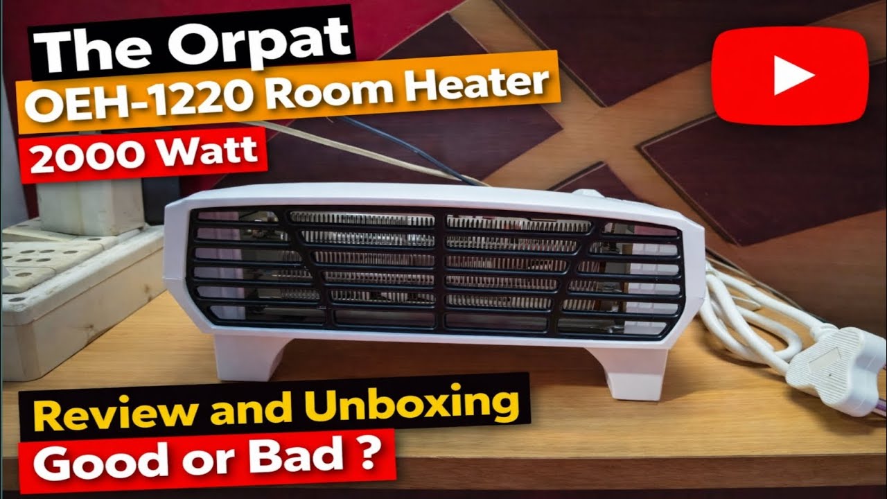 Orpat OEH-1220 Room Heater 2000 Watt Review and Unboxing Good or Bad