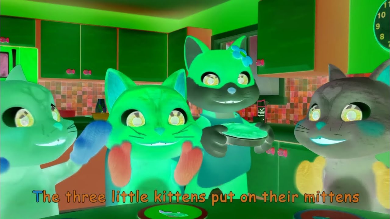 The three little kittens put on their mittens//Sparta pitch/ Sponsored by: Gamavision Csupo effects