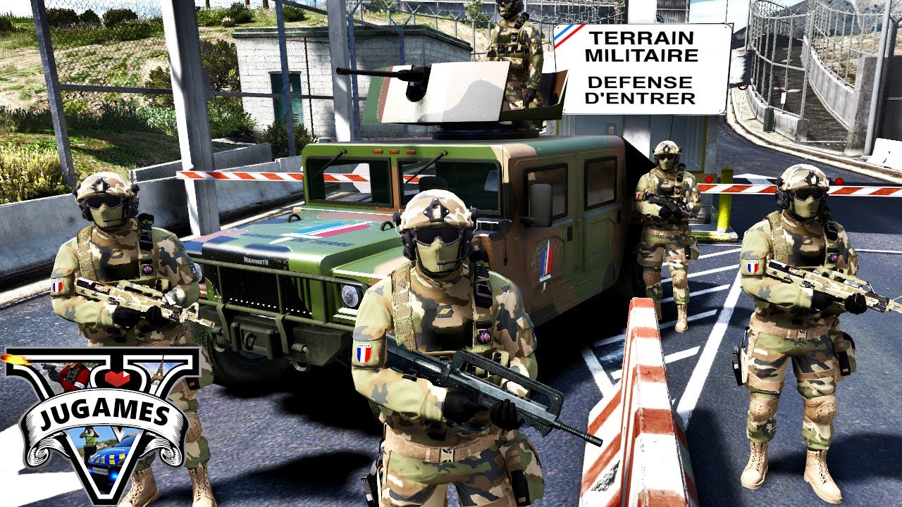 ARMÉE DE TERRE - PROTECTION DE LA BASE MILLITAIRE [GTA 5 LSPDFR]