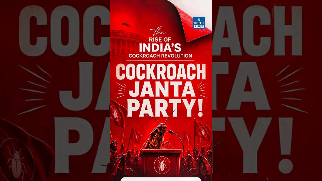 Cockroach Janta Party vs Parasite Front?| Gen Z Turned CJI&rsquo;s Remark Into A Viral Revolution|NEXT IAS