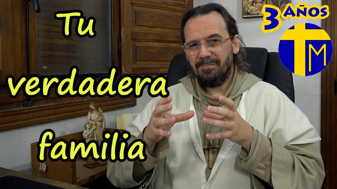 El Evangelio de hoy 23 enero 2024 (Mc 3,31-35) Padre David de Jesús. Tu verdadera familia.