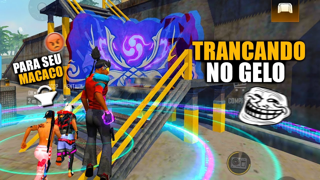 TRANCANDO ALEATÓRIOS COM GEL E IRRITANDO NO CS RANQUEADA DO FREE FIRE