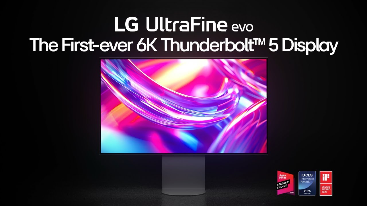 LG UltraFine evo&trade; 32U990A | The First-ever 6K Thunderbolt&trade; 5 Display | LG