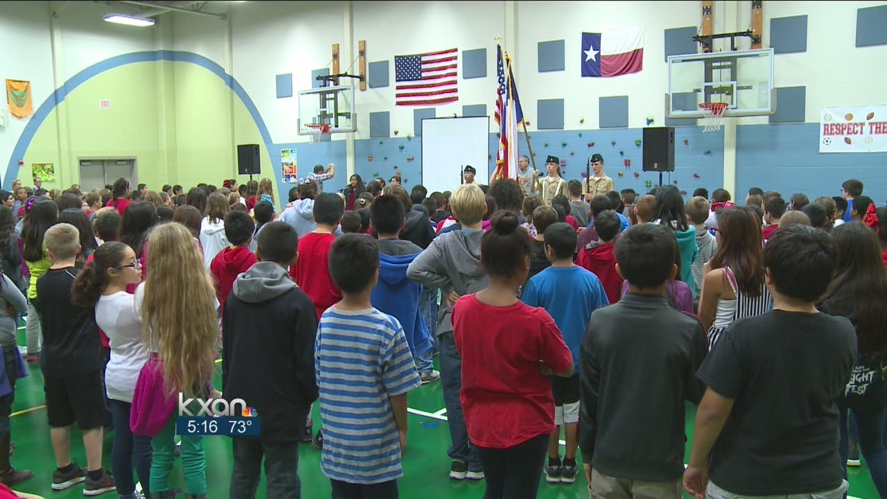 Students at Tobias Elementary honor veterans