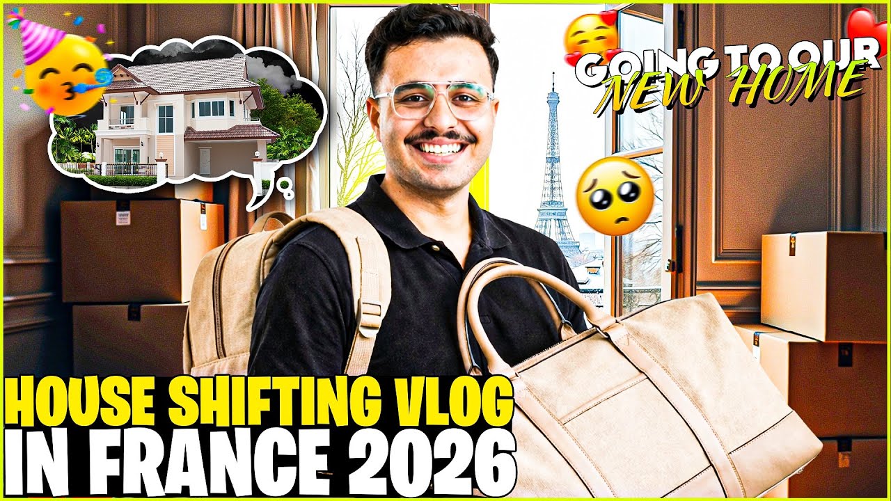 “House Shifting Vlog 2026 in France | Moving Day Chaos & New Home Tour!”